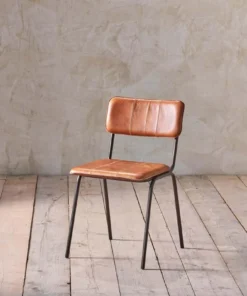 Nkuku Ukari Dining Chair - Aged Tan