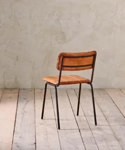 Nkuku Ukari Dining Chair - Aged Tan