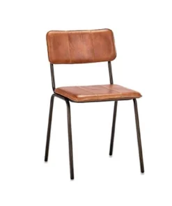 Nkuku Ukari Dining Chair - Aged Tan