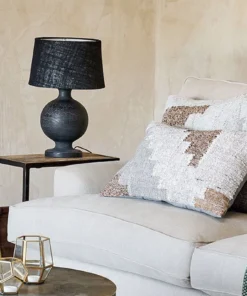 Nkuku Urku Round Crackle Lamp