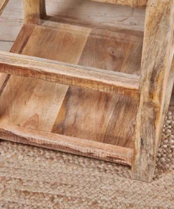 Nkuku Urmodi Wood Side Table Coffee & Side Tables