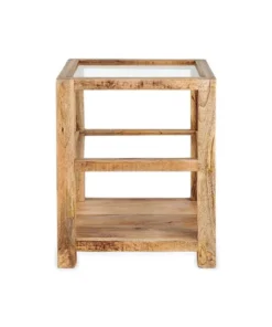 Nkuku Urmodi Wood Side Table Coffee & Side Tables