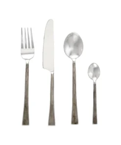 Nkuku Usa Cutlery Set - Brushed Silver (Set Of 16)