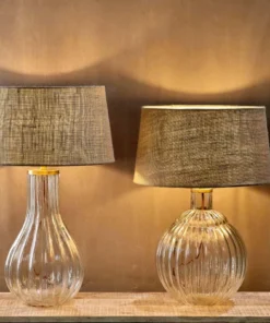 Nkuku Living Room Varanisi Tall Glass Lamp