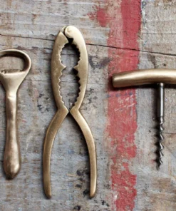 Nkuku Table Accessories Vintage Gold Nutcracker