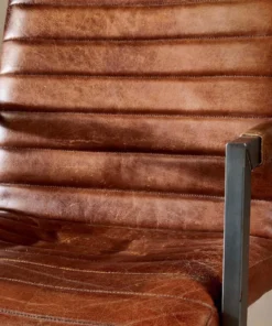 Nkuku Wamma Leather Desk Chair