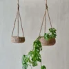 Nkuku Home Accessories Wampu Hanging Planter - Distressed Terracotta