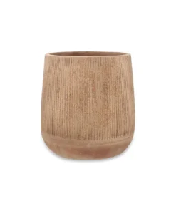 Nkuku Planters & Vases Wampu Tall Planter - Distressed Terracotta