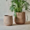 Nkuku Planters & Vases Wampu Tall Planter - Distressed Terracotta