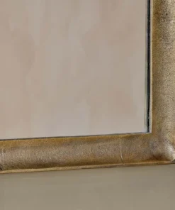 Nkuku Yadur Rectangular Mirror - Antique Brass - Large Home Accessories
