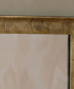 Nkuku Yadur Rectangular Mirror - Antique Brass - Small Home Accessories