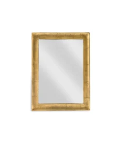 Nkuku Yadur Rectangular Mirror - Antique Brass - Small Home Accessories