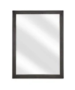 Nkuku Yadur Rectangular Mirror - Black - Large