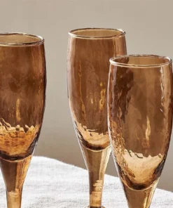 Nkuku Yala Champagne - Smoke Brown (Set Of 4)