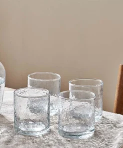 Nkuku Tableware Yala Hammered Tumbler (Set Of 4)