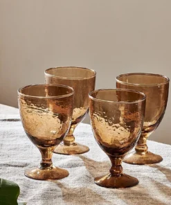Nkuku Yala Wine Glass - Smoke Brown (Set Of 4) 7 Nkuku Yala Wine Glass - Smoke Brown (Set Of 4)