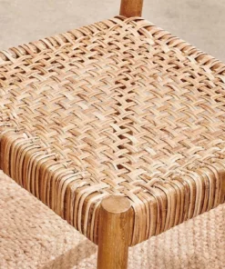 Nkuku New Arrivals Yana Mango Wood & Wicker Woven Chair 12 Nkuku New Arrivals Yana Mango Wood & Wicker Woven Chair