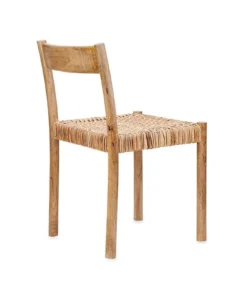 Nkuku New Arrivals Yana Mango Wood & Wicker Woven Chair 13 Nkuku New Arrivals Yana Mango Wood & Wicker Woven Chair