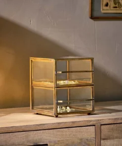 Nkuku Yania Brass Drawers