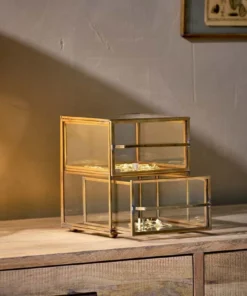 Nkuku Yania Brass Drawers