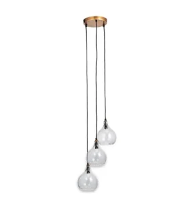 Nkuku Hallway & Bootroom Ziva Glass Cluster Pendant - Clear